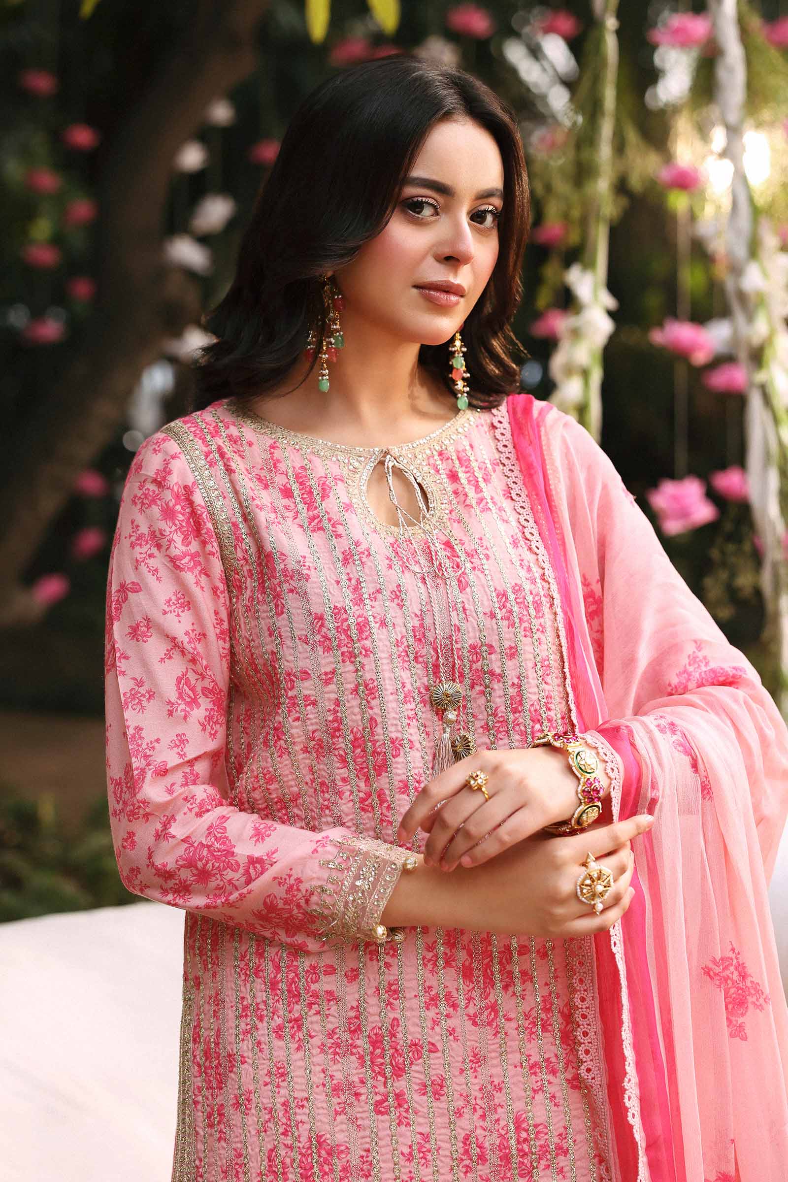 Maria B | Eid Collection 26 | 3 Piece Embroidered Lawn Suit - House Of Hania