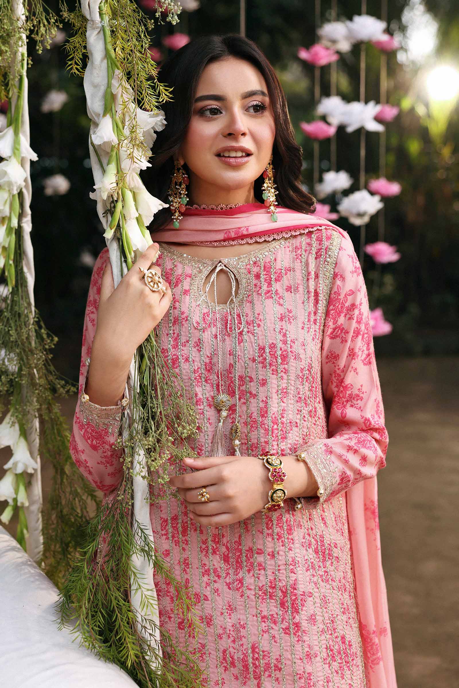 Maria B | Eid Collection 26 | 3 Piece Embroidered Lawn Suit - House Of Hania