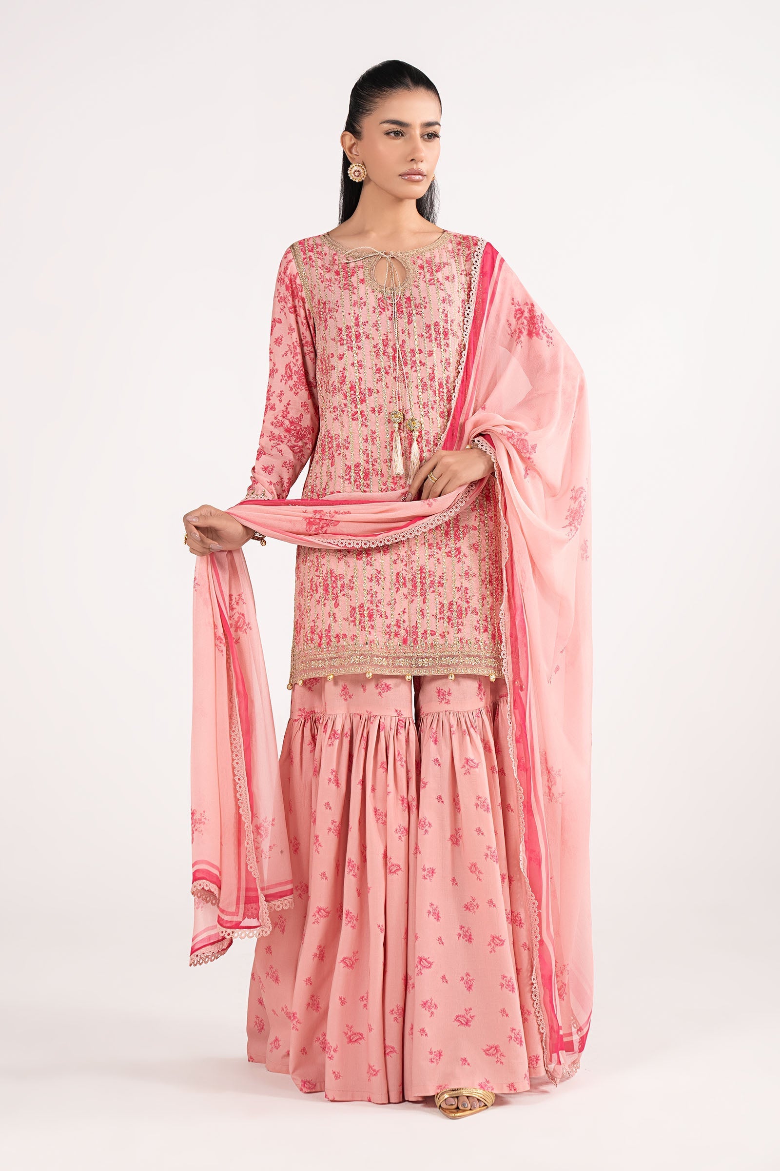 Maria B | Eid Collection 26 | 3 Piece Embroidered Lawn Suit - House Of Hania