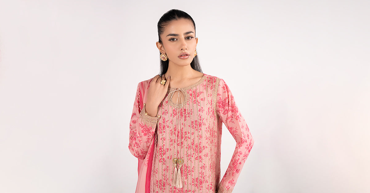 Maria B | Eid Collection 26 | 3 Piece Embroidered Lawn Suit - House Of Hania