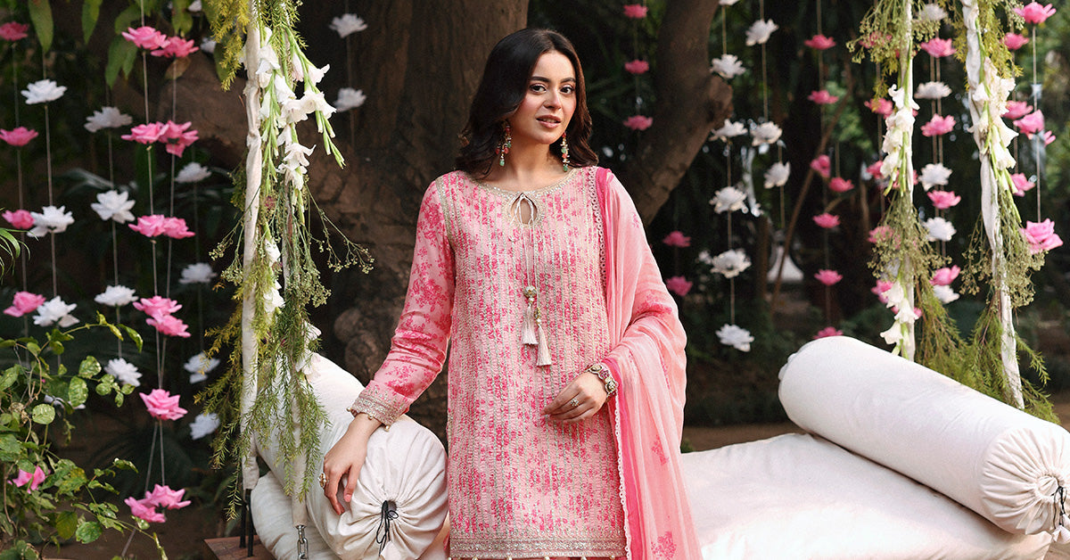 Maria B | Eid Collection 26 | 3 Piece Embroidered Lawn Suit - House Of Hania