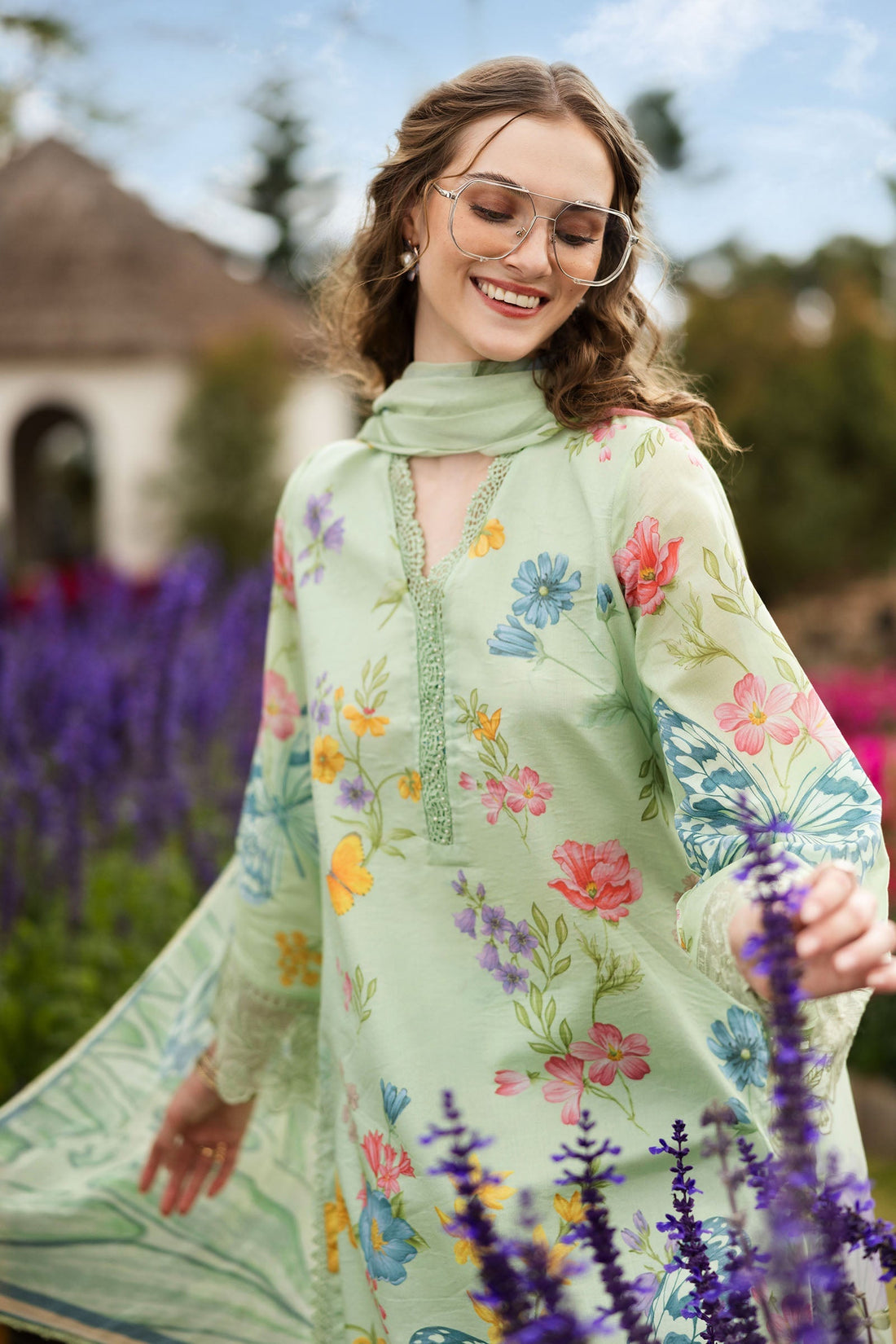 Maria B | Eid Collection 26 | 3 Piece Embroidered Lawn Suit - House Of Hania