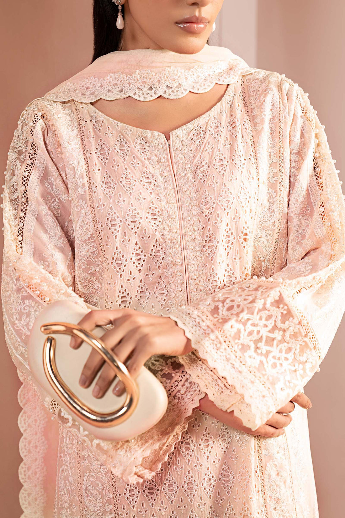 Maria B | Eid Collection 26 | 3 Piece Embroidered Lawn Suit - House Of Hania