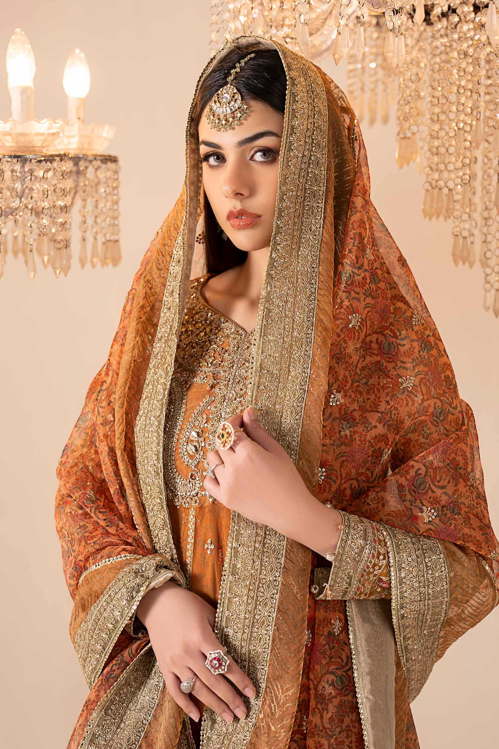 Maria B | Eid Collection 26 | 3 Piece Embroidered Net Suit - House Of Hania