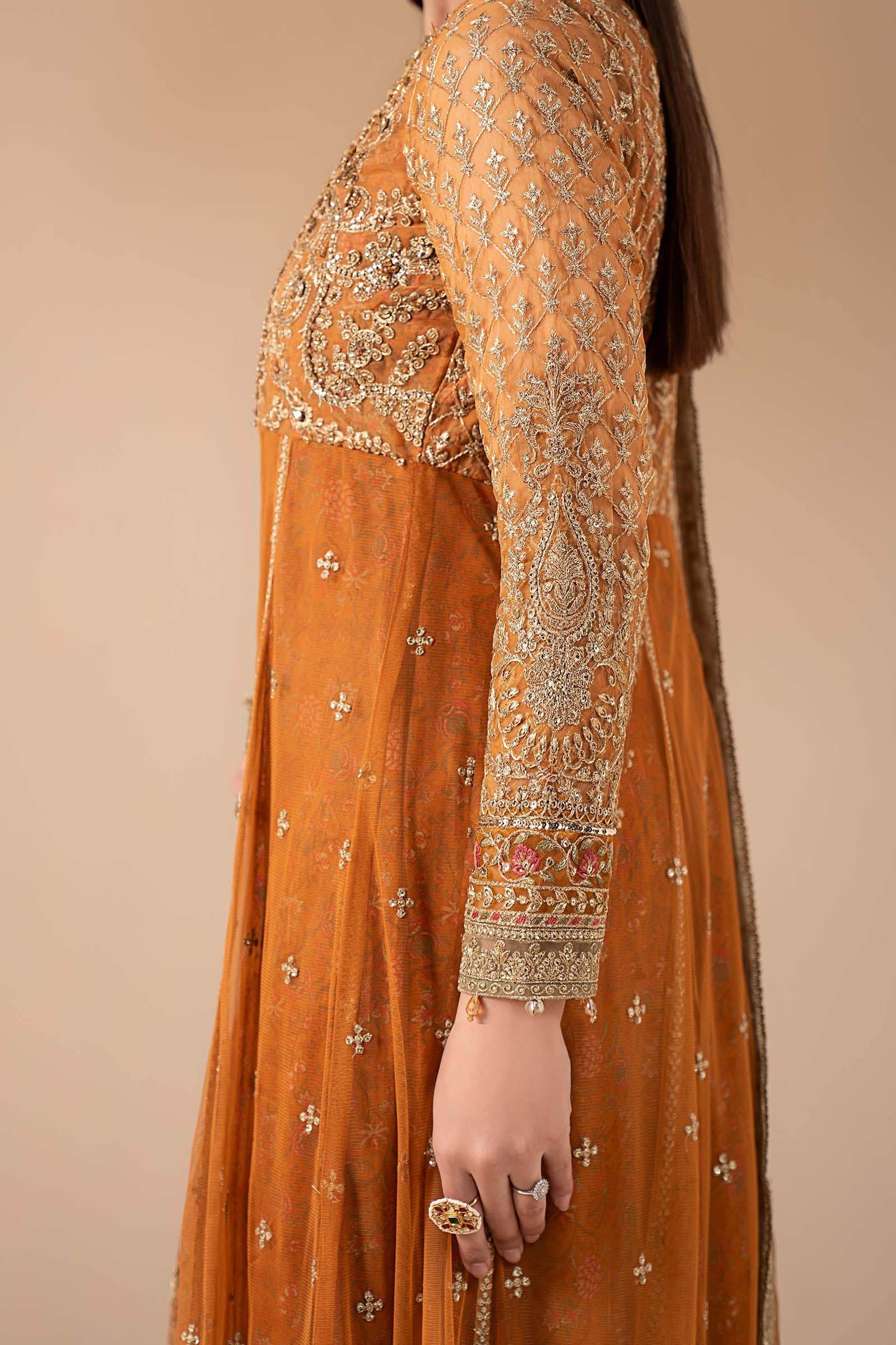 Maria B | Eid Collection 26 | 3 Piece Embroidered Net Suit - House Of Hania