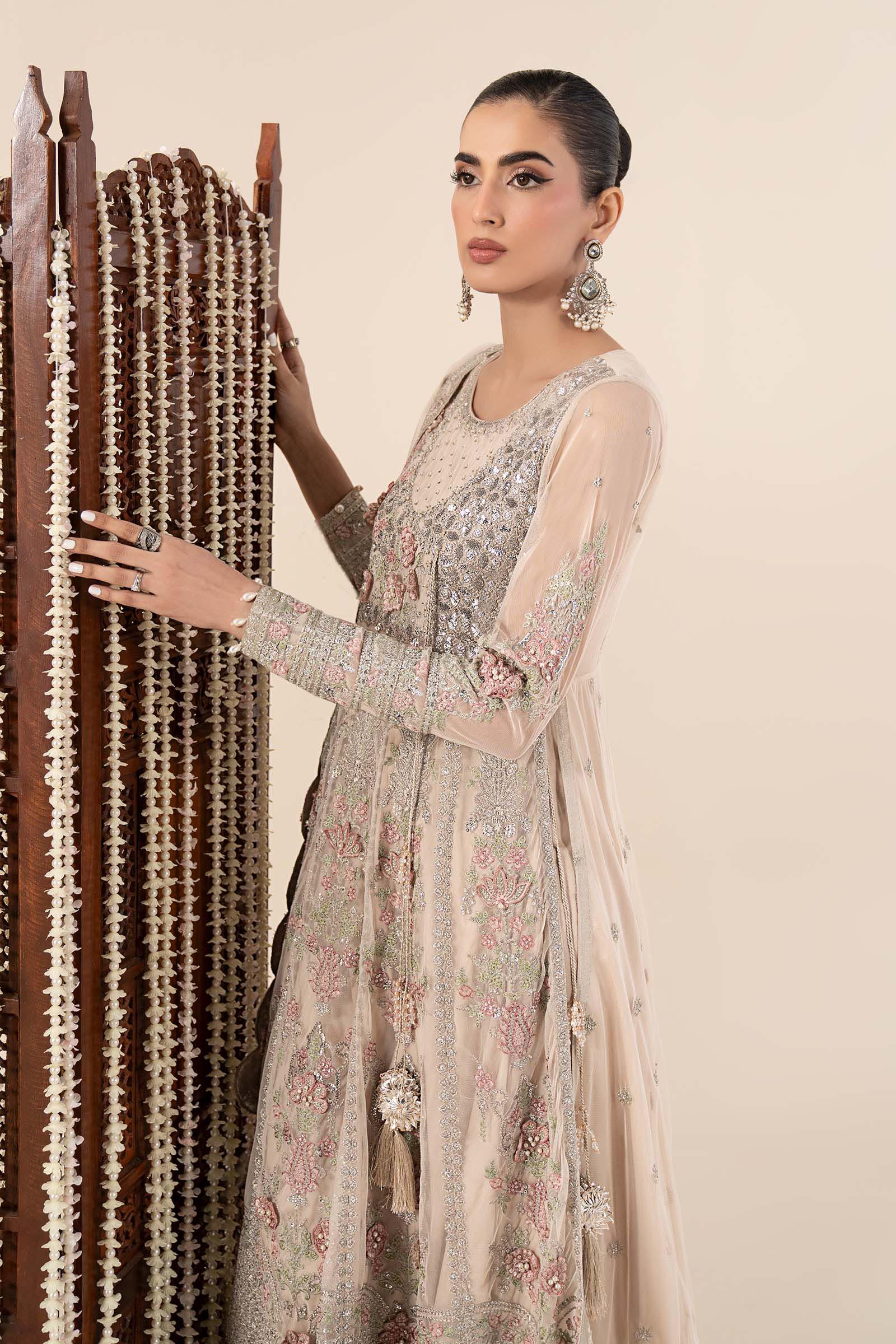 Maria B | Eid Collection 26 | 3 Piece Embroidered Net Suit - House Of Hania