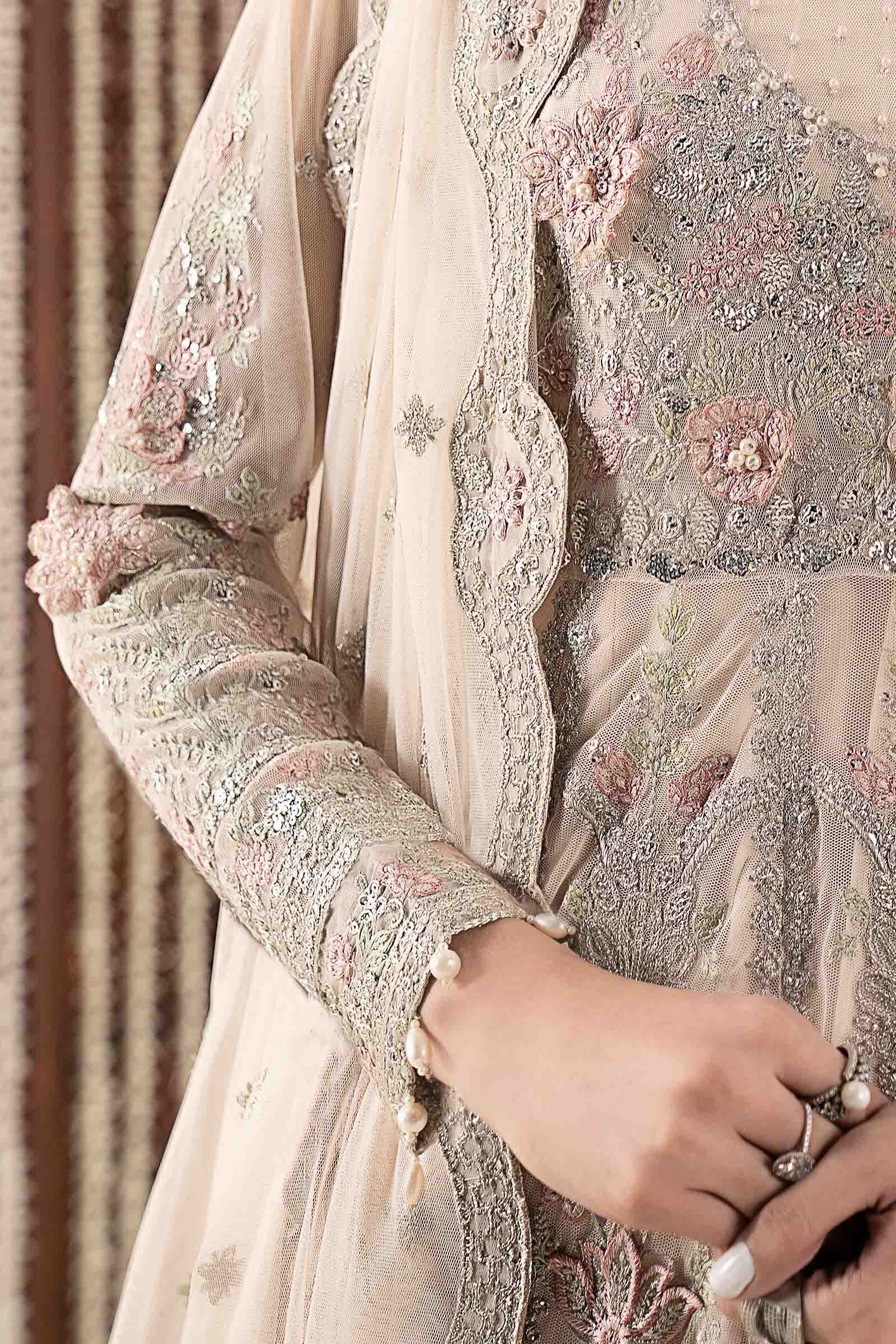 Maria B | Eid Collection 26 | 3 Piece Embroidered Net Suit - House Of Hania