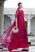 Maria B | Eid Collection 26 | 3 Piece Embroidered Organza Suit - House Of Hania