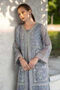 Maria B | Eid Collection 26 | 3 Piece Embroidered Organza Suit - House Of Hania