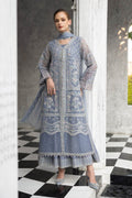Maria B | Eid Collection 26 | 3 Piece Embroidered Organza Suit - House Of Hania