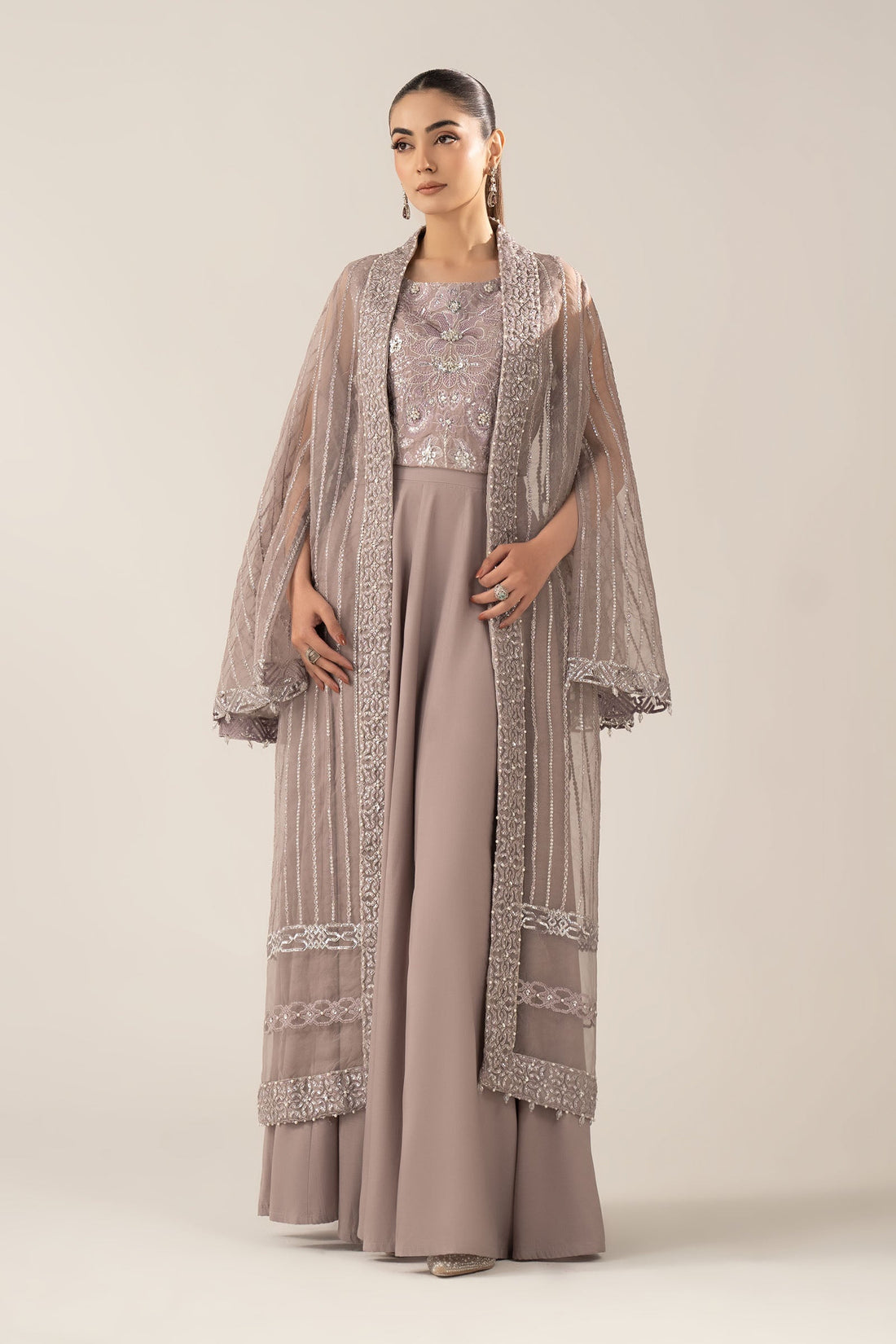 Maria B | Eid Collection 26 | 3 Piece Embroidered Organza Suit - House Of Hania