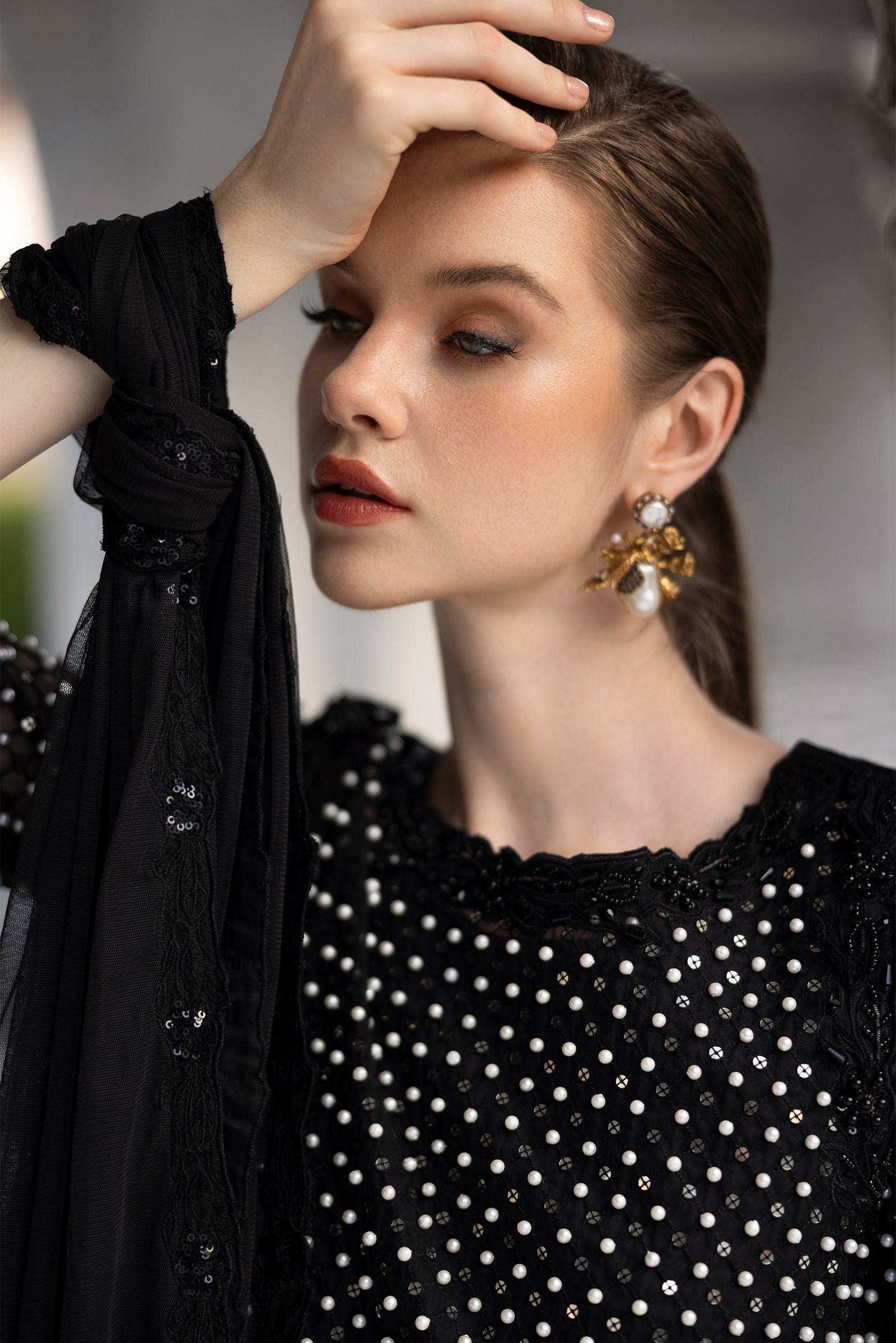 Maria B | Eid Collection 26 | 3 Piece Embroidered Organza Suit - House Of Hania