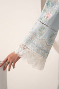 Maria B | Eid Collection 26 | 3 Piece Embroidered Paper Silk Suit - House Of Hania