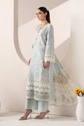 Maria B | Eid Collection 26 | 3 Piece Embroidered Paper Silk Suit - House Of Hania