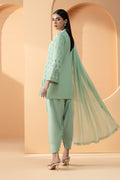 Maria B | Eid Collection 26 | 3 Piece Embroidered Pk Raw Silk Suit - House Of Hania