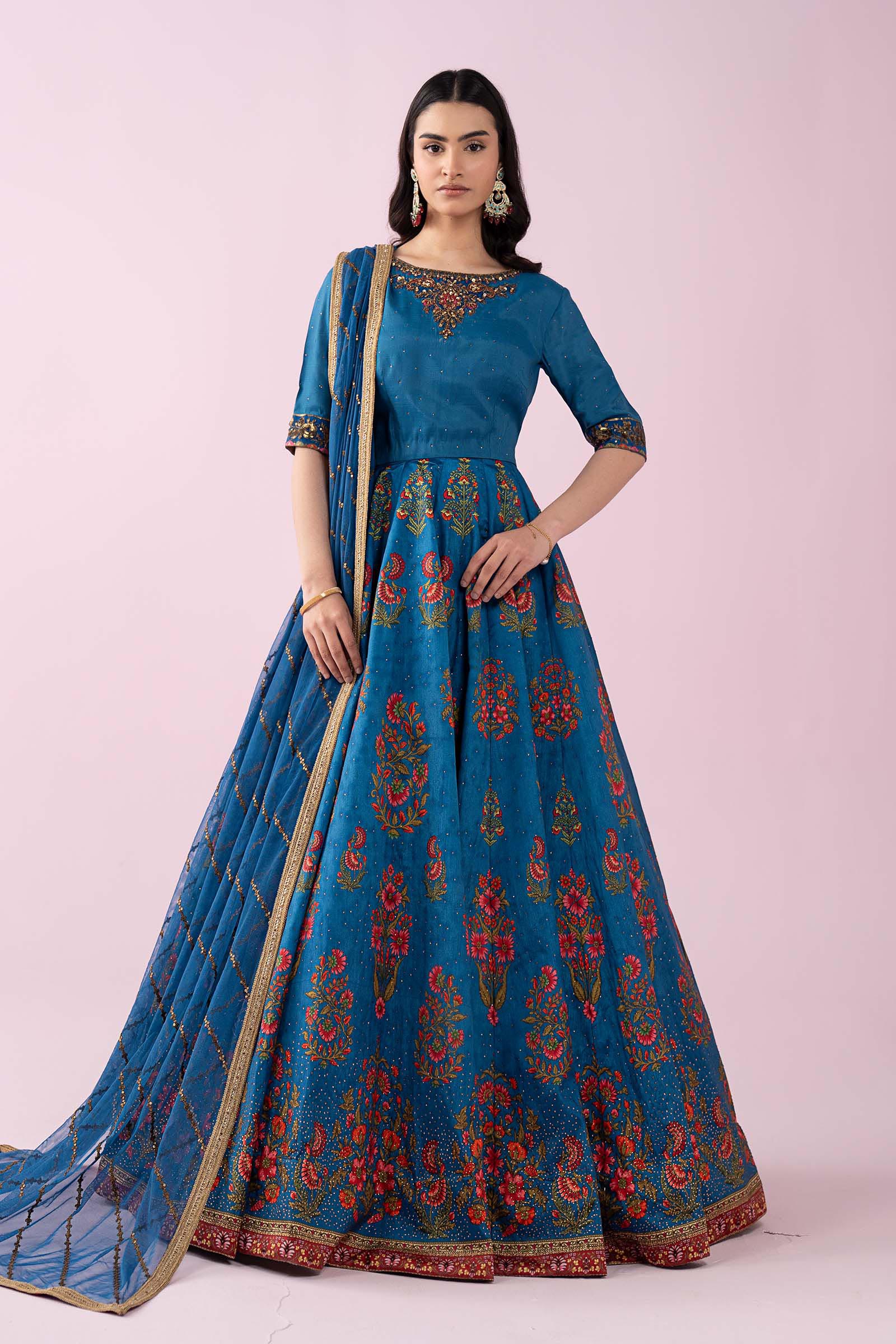 Maria B | Eid Collection 26 | 3 Piece Embroidered Raw Silk Suit - House Of Hania