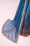 Maria B | Eid Collection 26 | 3 Piece Embroidered Raw Silk Suit - House Of Hania