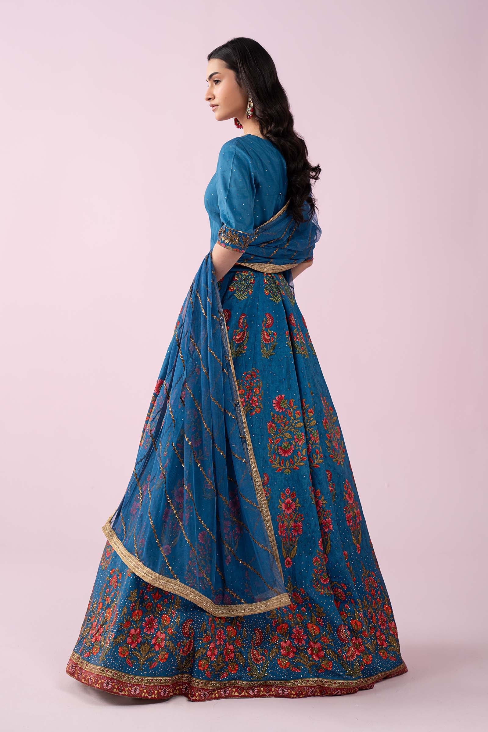 Maria B | Eid Collection 26 | 3 Piece Embroidered Raw Silk Suit - House Of Hania