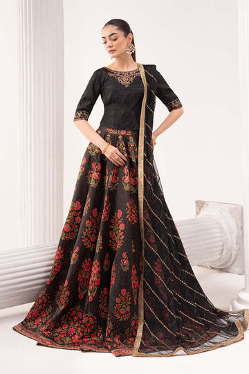 Maria B | Eid Collection 26 | 3 Piece Embroidered Raw Silk Suit - House Of Hania