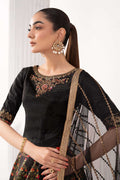 Maria B | Eid Collection 26 | 3 Piece Embroidered Raw Silk Suit - House Of Hania