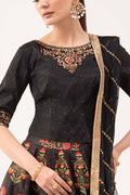 Maria B | Eid Collection 26 | 3 Piece Embroidered Raw Silk Suit - House Of Hania