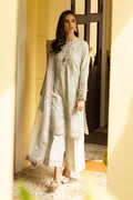 Maria B | Eid Collection 26 | 3 Piece Embroidered Raw Silk Suit - House Of Hania