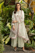 Maria B | Eid Collection 26 | 3 Piece Embroidered Raw Silk Suit - House Of Hania