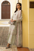 Maria B | Eid Collection 26 | 3 Piece Embroidered Raw Silk Suit - House Of Hania