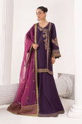 Maria B | Eid Collection 26 | 3 Piece Embroidered Raw Silk Suit - House Of Hania