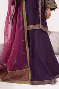Maria B | Eid Collection 26 | 3 Piece Embroidered Raw Silk Suit - House Of Hania