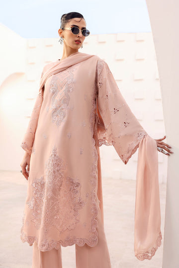 Maria B | Eid Collection 26 | 3 Piece Embroidered Raw Silk Suit - House Of Hania