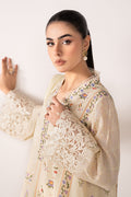 Maria B | Eid Collection 26 | 3 Piece Embroidered Raw Silk Suit - House Of Hania