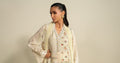 Maria B | Eid Collection 26 | 3 Piece Embroidered Raw Silk Suit - House Of Hania