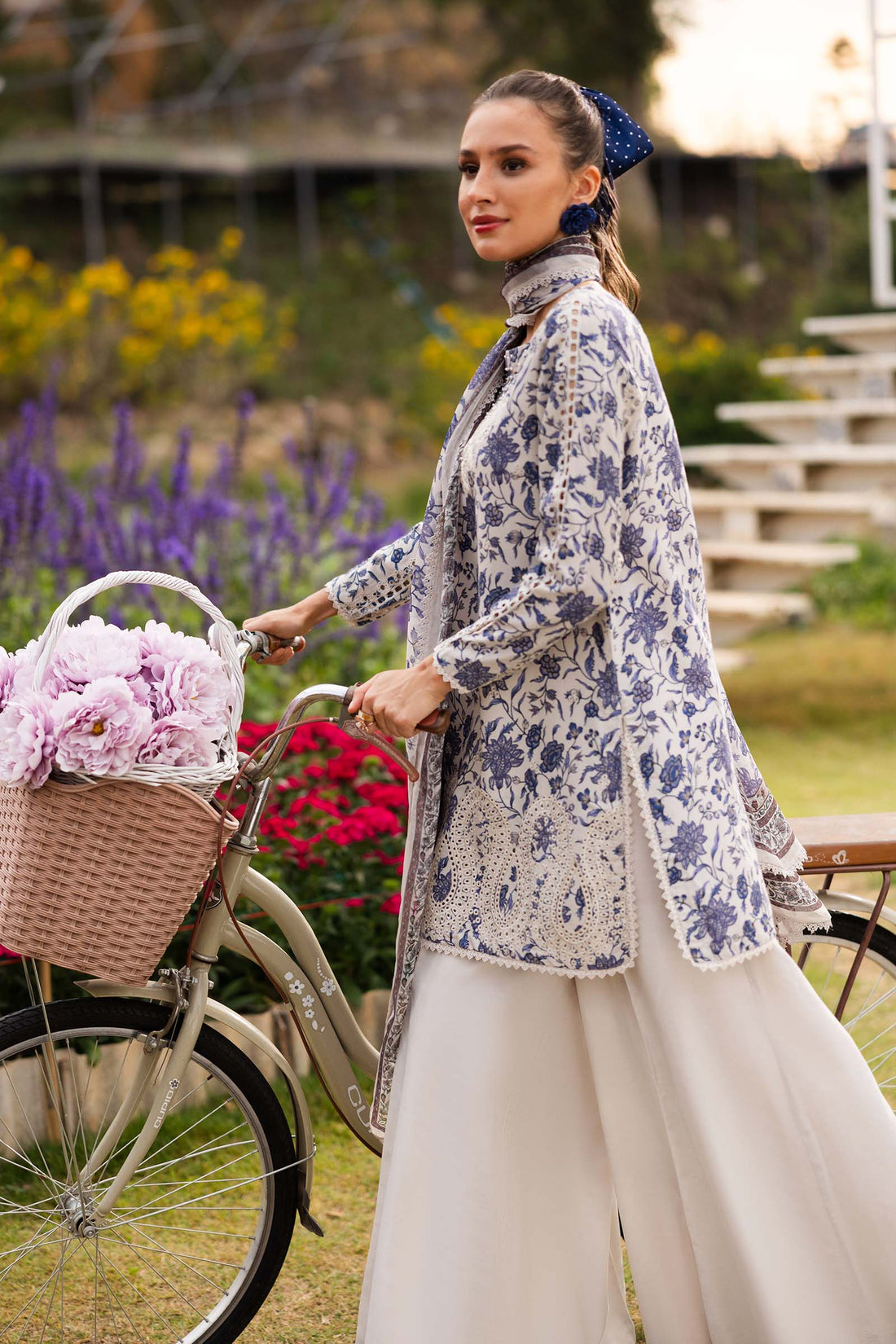 Maria B | Eid Collection 26 | 3 Piece Embroidered Raw Silk Suit - House Of Hania