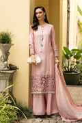 Maria B | Eid Collection 26 | 3 Piece Embroidered Raw Silk Suit - House Of Hania