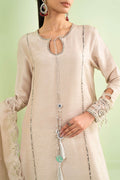 Maria B | Eid Collection 26 | 3 Piece Embroidered Raw Silk Suit - House Of Hania