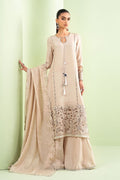 Maria B | Eid Collection 26 | 3 Piece Embroidered Raw Silk Suit - House Of Hania