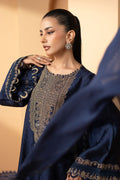 Maria B | Eid Collection 26 | 3 Piece Embroidered Self Tassel Silk Suit - House Of Hania