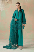 Maria B | Eid Collection 26 | 3 Piece Embroidered Silk Net Suit - House Of Hania