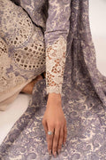 Maria B | Eid Collection 26 | 3 Piece Embroidered Silk Suit - House Of Hania