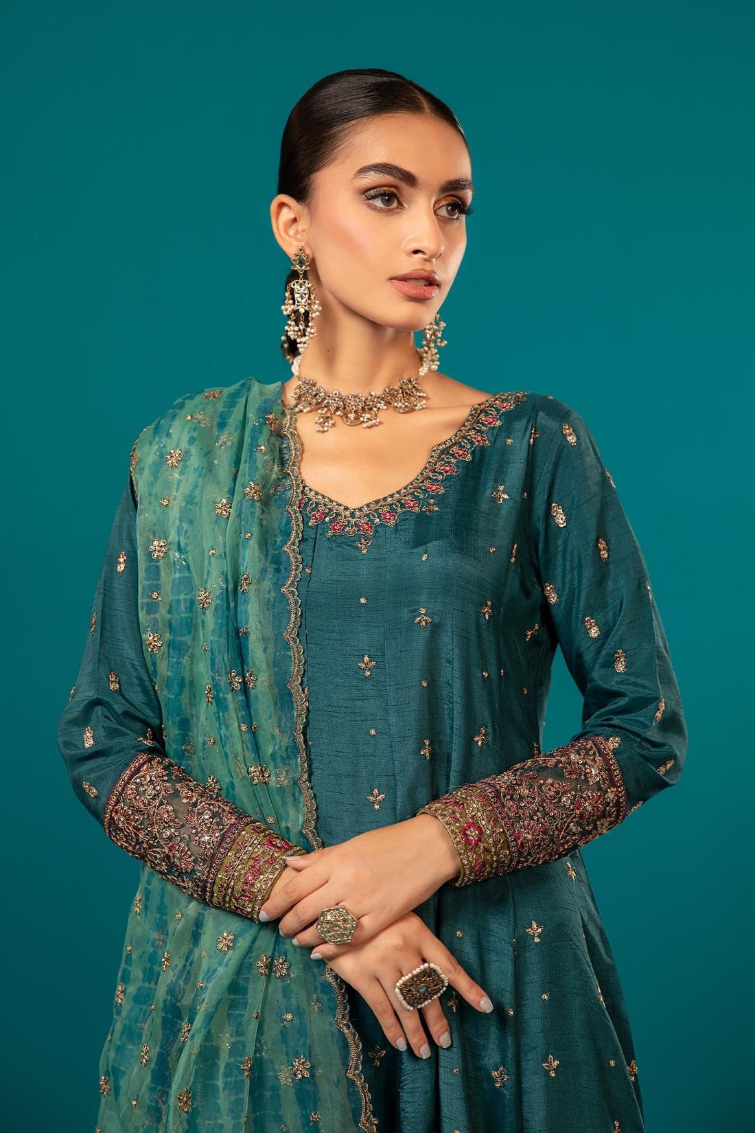 Maria B | Eid Collection 26 | 3 Piece Embroidered Suit - House Of Hania