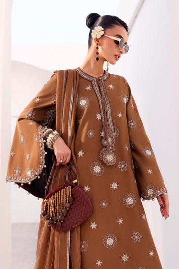 Maria B | Eid Collection 26 | 3 Piece Embroidered Tissue Staple Suit - House Of Hania