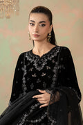 Maria B | Eid Collection 26 | 3 Piece Embroidered Velvet Suit - House Of Hania