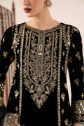 Maria B | Eid Collection 26 | 3 Piece Embroidered Velvet Suit - House Of Hania