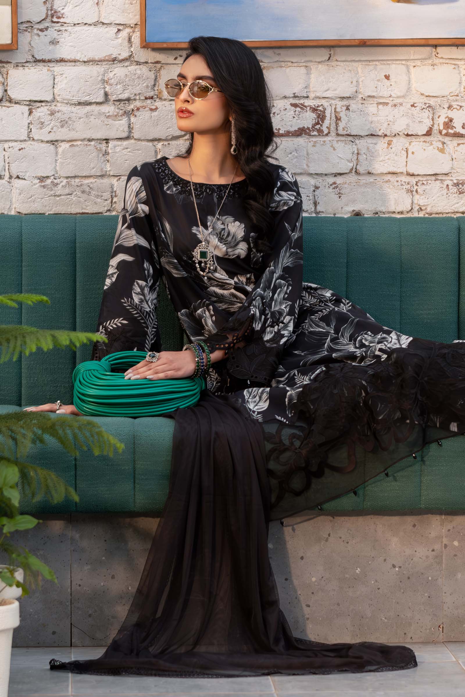 Maria B | Eid Collection 26 | 3 Piece Printed Lawn Suit - House Of Hania