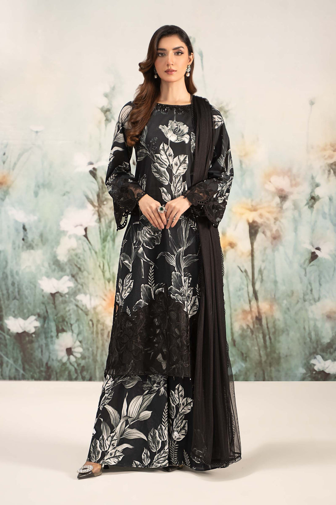 Maria B | Eid Collection 26 | 3 Piece Printed Lawn Suit - House Of Hania