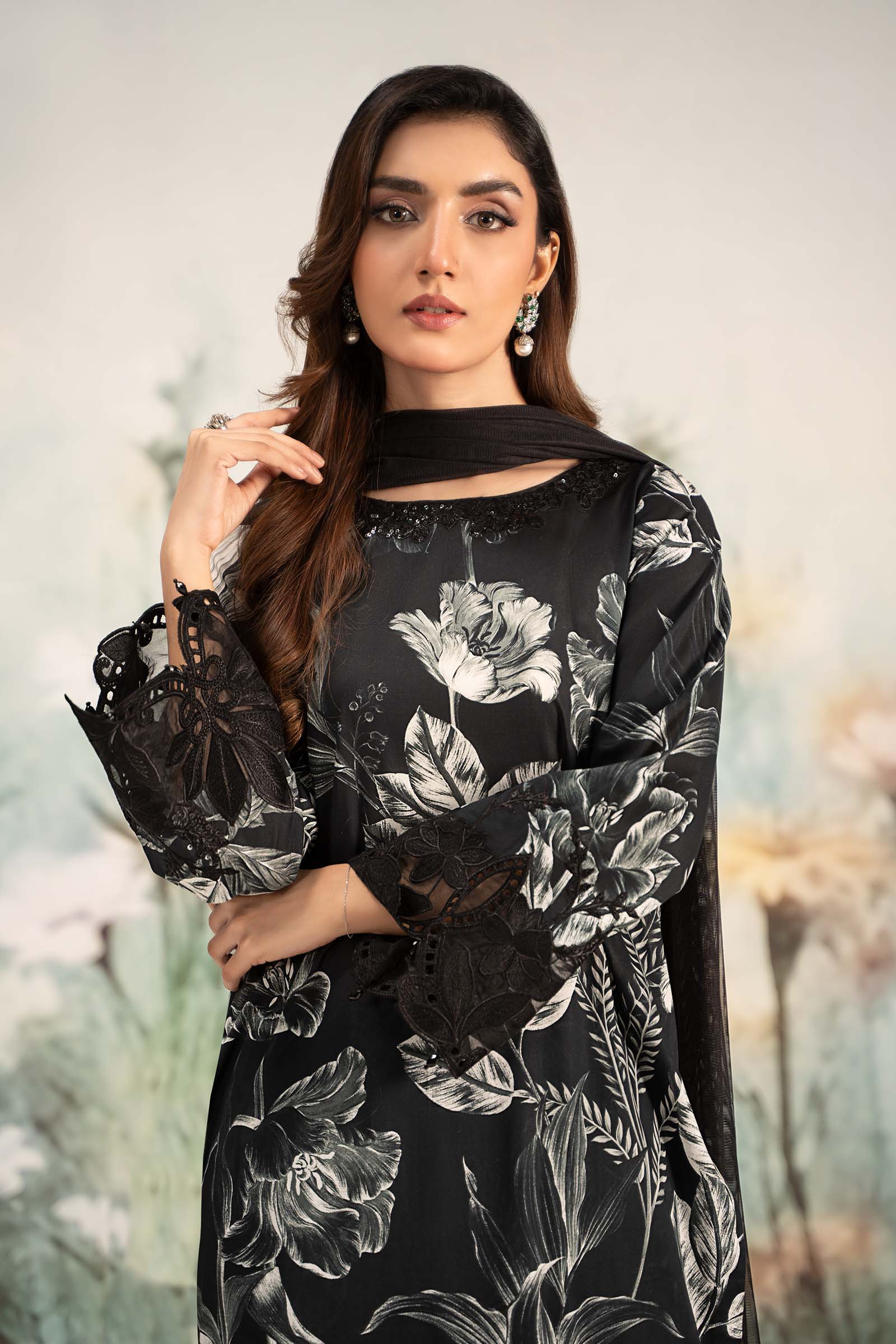 Maria B | Eid Collection 26 | 3 Piece Printed Lawn Suit - House Of Hania