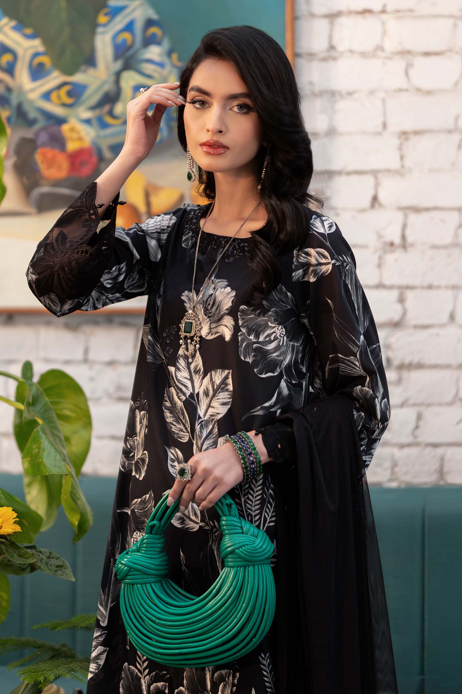 Maria B | Eid Collection 26 | 3 Piece Printed Lawn Suit - House Of Hania