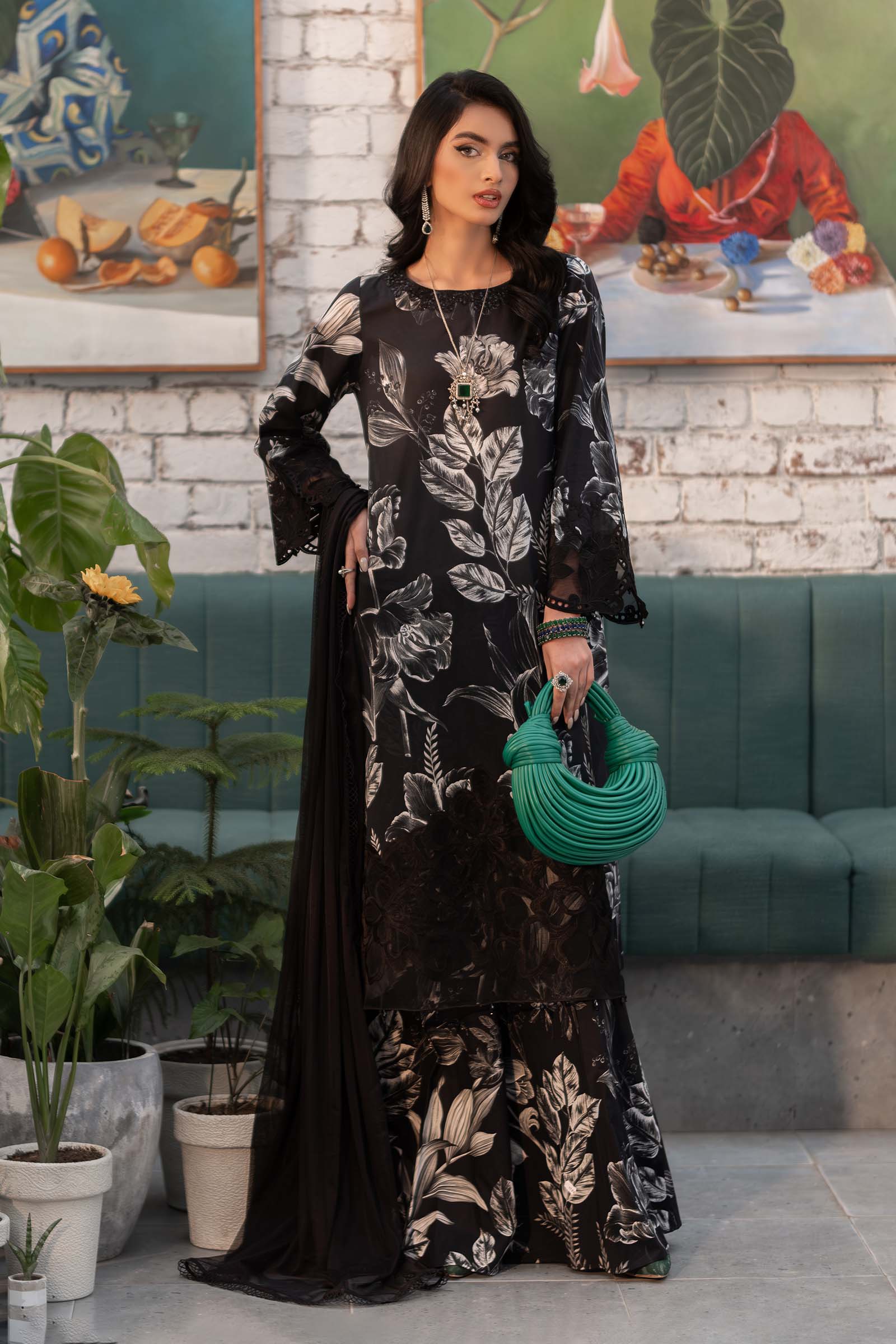 Maria B | Eid Collection 26 | 3 Piece Printed Lawn Suit - House Of Hania