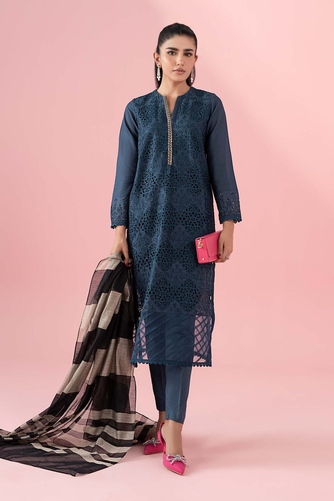 Maria B | Eid Collection 26 | 3 Piece Printed Lawn Suit - House Of Hania